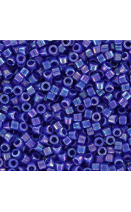 Miyuki delica Beads 11/0 - Opaque cyan blue ab DB-1578